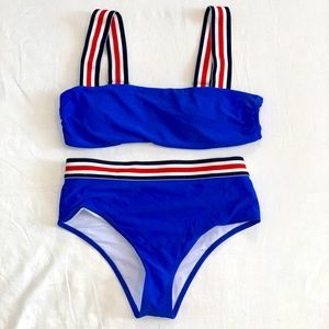 High waisted swimsuit set